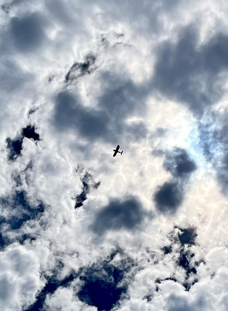 ercoupe beneath the clouds